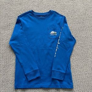 Boys Vineyard Vines Long Sleeve Shirt, Size Small (8-10)